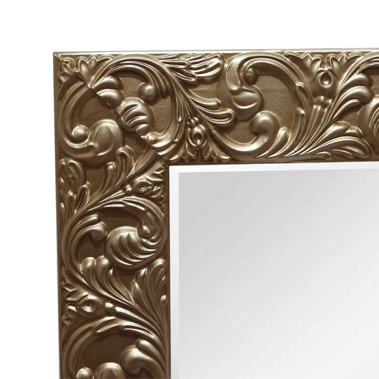Barcelona Carved Wood Wall Mirror XR2578-1